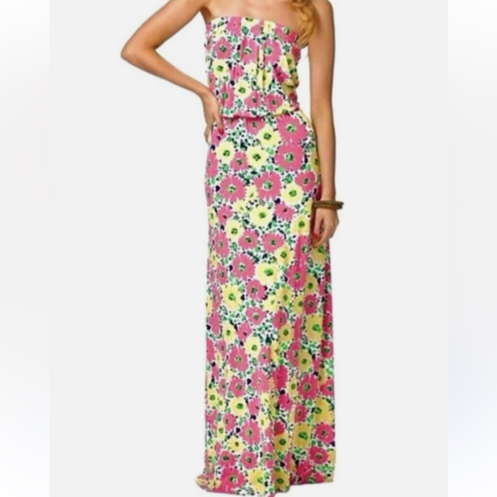 Lilly Pulitzer full length maxi dress size xs
